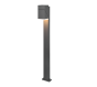 Avon Φωτιστικό Κολωνάκι LED Εξωτερικού Χώρου 7W με Θερμό Λευκό Φως IP54 Γκρι Trio Lighting 470660142