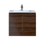 Έπιπλο Μπάνιου 70 εκ. με Νιπτήρα Χρώμα Pine Dark Sanitec Alba A 70