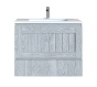 Έπιπλο Μπάνιου 70 εκ. με Νιπτήρα Χρώμα Canyon Greyish Sanitec Alba Β 70