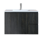 Έπιπλο Μπάνιου 90 εκ. με Νιπτήρα Χρώμα Pine Dark Sanitec Alba C 90