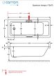 Μπανιέρα Ακρυλική 170*75 εκ. Carron Carronite Quantum Integra 466AC 