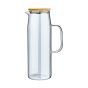 Κανάτα Γυάλινη 1500ml με Καπάκι Estia Home Art Bamboo Essentials 01-19594