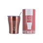 Θερμός Coffee Mug Save the Aegean 350ml Ø7xY13cm Rose Gold Estia Home Art 01-12489