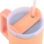 Θερμός Straw Tumbler XL 900ml Peach Fuzz Estia Home Art Save the Aegean 01-28626