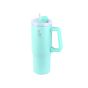 Θερμός Straw Tumbler XL 900ml Blossom Vermouda Green Estia Home Art Save the Aegean 01-28657