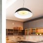 ΦΩΤΙΣΤΙΚΟ ΚΡΕΜΑΣΤΟ LED 30W D45*H120CM  ΜΑΥΡΟ 3CCT Eurolamp 144-17029