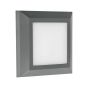 Απλίκα Επιτοίχια Slim IP65 L12,5x12,5x2,7cm Led 3w 3 CCT Dimming 255lm 220-240V Σκούρο Γκρι ABS+Plastic Eurolamp Pro 145-52087