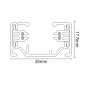 ΡΑΓΑ 2 ΚΑΛΩΔΙΩΝ 3m ΜΑΥΡΗ ACA 2W3MB