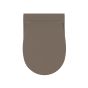 Λεκάνη Κρεμαστή Προβολή 53 εκ.Χρώμα Taupe Matt με κάλυμμα βακελίτη Αποσπώμενο Soft Close Bianco Ceramica Lenta Color 381600C-530