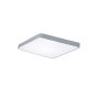 Πλαφονιέρα Οροφής 50x50cm Led 96w 9600lm 3CCT by switch on base Γκρι Μέταλλο & Ακρυλικό Inlight 42034-Gray 