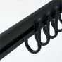 Κρίκοι Κουρτίνας Μπάνιου 12τμχ. Black Easy Roll Hooks Sealskin 800129