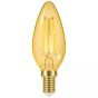 Λαμπτήρας Led Filament Amber Dimmable B35  E14 Κεράκι 4,8w 2000K 300lm Ø35xH98mm Enjoy EL825903