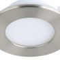 Σποτ Στρογγυλό Χωνευτό 3τμχ. 8,63cm Nickel Satine LED 3x2,8w 3x390lm 2700-6500K Remote-App Eglo Fueva-Z  900111