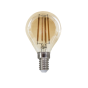 LED FILAMENT E14 STEP-DIM G45 AMBER 4W 2700K 230V AC 500LM RA80 ACA BOVA4WWAMSD