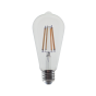 LED FILAMENT E27 ST64  10W 4000K 230V AC 1260LM RA80 ACA CONDI10NW