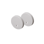 SET OF SILVER PLASTIC END CAPS FOR PROFILE P230, 2 PCS WITHOUT HOLE ACA EP230