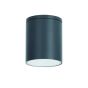 GU10  ROUND CEILING LUMINAIRE 230V AC DARK GREY IP65 GU10 MAX.35W ACA LG2301GU10G