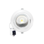 WHITE LED RECESSED MOVABLE LUMINAIRE 30W 4000K 60° 2480LM 230V Ra80 ACA LINO3040