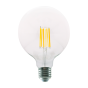 LED FILAMENT E27 G125 12W 2700K 230V AC 1540LM RA80 ACA PALA12512WW