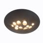 Φωτιστικό Οροφής Μαύρο D70xH10,5cm Led 3000K 22w 1350lm Sun Light SELENE-R-BK