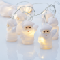 "SILICONE SANTA", 10 LED ΛΑΜΠΑΚΙΑ ΣΕΙΡΑ ΜΠΑΤΑΡΙΕΣ (2xAA), WW, IP20, 135+30cm, ΔΙΑΦ. ΚΑΛ. ΤΡΟΦ. ACA X04101105