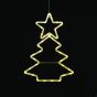 "PLASTIC XMAS TREE" 36 LED ΛΑΜΠΑΚΙΑ WW ΜΠΑΤ. (3ΧΑΑ)/USB, IP20, 32*0.5*44.5 ACA X04361306