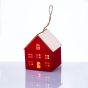 FELT HOUSE WOODEN ROOF ΚΟΚΚΙΝΟ 1 MINI LED ΔΙΑΚ ΘΕΡΜΟ ΛΑΜΠ ΜΠΑΤ 3*AG10 (ΣΥΜΠΕΡΙΛΑΜΒ) 8*8*9,6cm ACA X06119259