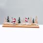 WOODEN XMAS COUNTDOWN WITH SANTA ΔΙΑΚΟΣΜHTIKO ΜΟΤΙΦ 33x5x10cm ACA X063361