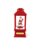 "PLASTIC SNOWY MUSIC SANTA LANTERN", 2 MINI LED ΛΑΜΠΑΚ. WW, ΜΠΑΤ. (3ΑA),IP20, 10Χ10Χ20CM ACA X0721106B