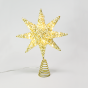 "GOLD TINSEL THREAD STAR 1" 20 MINI WW LED ΛΑΜΠ. ΜΠΑΤ. 3ΧΑΑ,IP20 28x5x20cm ACA X112011271