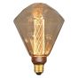 ΛΑΜΠΑ LED ΔΙΑΜΑΝΤΙ G125 3,5W Ε27 2000K 220-240V GOLD GLASS DIMMABLE 147-81824