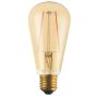 Λαμπτήρας Led Filament Amber Dimmable ST64-2 E27  2,5w 2000K 200lm Ø645xH140mm Enjoy EL822109