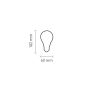 InLight E27 LED Filament A60 10watt Dimmable 7.27.10.18.1