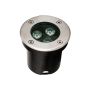 Φωτιστικό Χωνευτό Δαπέδου IP65/67 D100xH89mm Led 3w 3200K 330lm Lotus Viokef 4186800