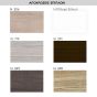 Σετ Έπιπλο Μπάνιου M76xΠ46xΥ50 cm Ξύλο Laminate 326 2 Πόρτες-Νιπτήρας, Καθρέπτης Ντουλάπι Orabella Raven 75 70130-326-S1