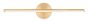 Φωτιστικό Απλίκα Μπάνιου 60cm Led 10watt 557lm 3000K IP44 Χρυσό Ματ Beam Angle 120° Viokef Camelia 4285801