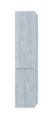 Στήλη Μπάνιου Κρεμαστή Υ175*Π35*Β37 εκ. Χρώμα Canyon Greyish Sanitec Alba C
